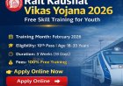 Apply online for Rail Kaushal Vikas Yojana 2026. Free skill training for 10th pass youth. Age 18–35. No fee, no document upload.