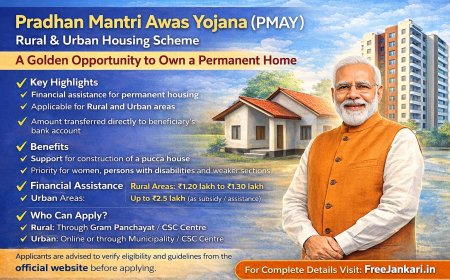 प्रधानमंत्री आवास योजना (PMAY) – ग्रामीण एवं शहरी