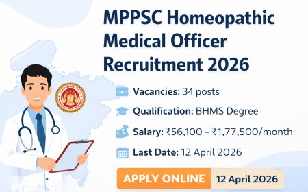 MPPSC Homeopathic Medical Officer Recruitment 2026 – 34 Posts Apply Online