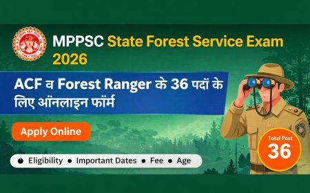 MPPSC State Forest Service Exam 2026 Online Form – Apply for 36 ACF & Forest Ranger Posts