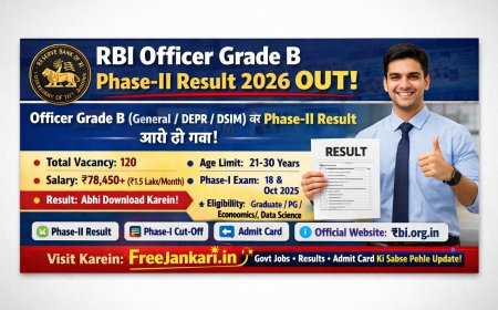 RBI Officer Grade B Phase-II Result 2026 OUT