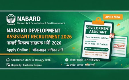 NABARD Development Assistant Recruitment 2026: Apply Online for 162 Posts