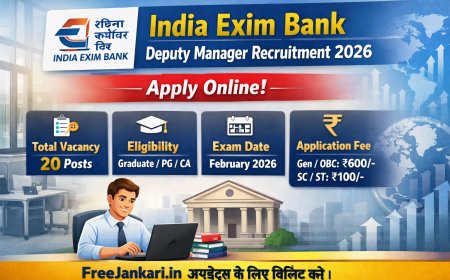 India Exim Bank Deputy Manager Recruitment 2026 – Apply Online