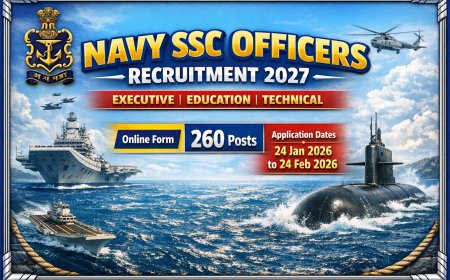 Indian Navy SSC Officers Recruitment 2027 – Online Form