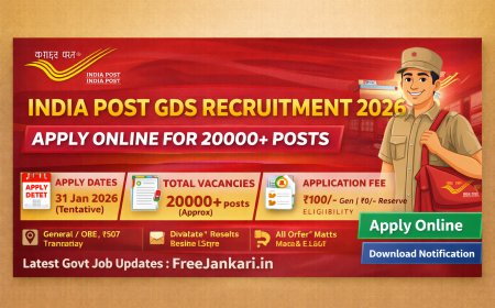 India Post GDS Recruitment 2026 Apply Online – 20000+ Posts