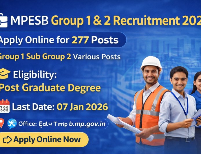 MPESB Group 1 & Group 2 Recruitment 2026