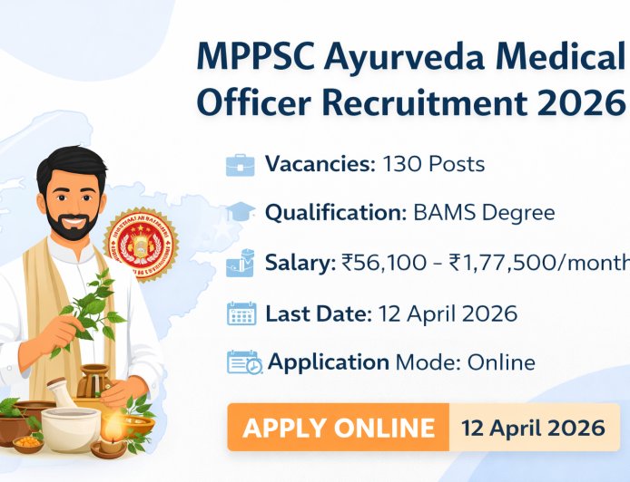 MPPSC Ayurveda Medical Officer Recruitment 2026 – 130 Posts Apply Online