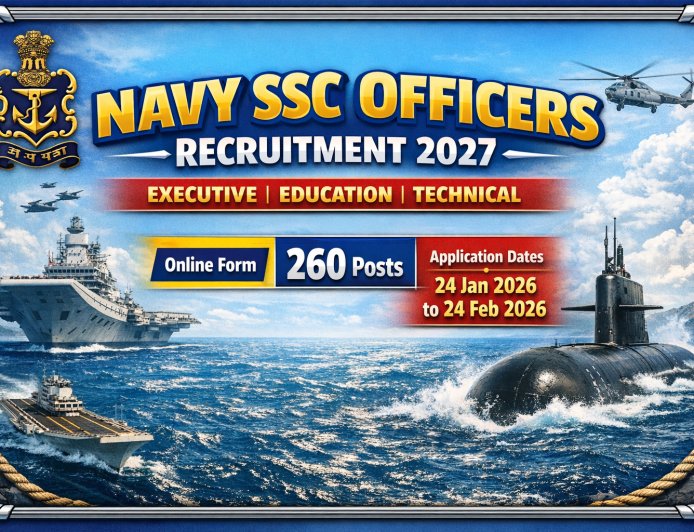 Indian Navy SSC Officers Recruitment 2027 – Online Form