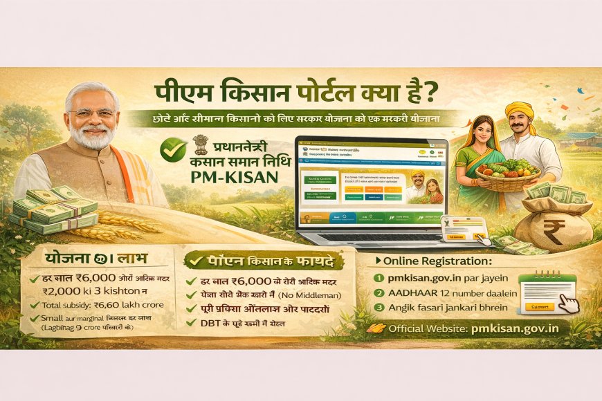पीएम किसान पोर्टल क्या है? (PM Kisan Portal – Complete Post)