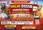 Delhi DSSSB Various Post Recruitment 2026