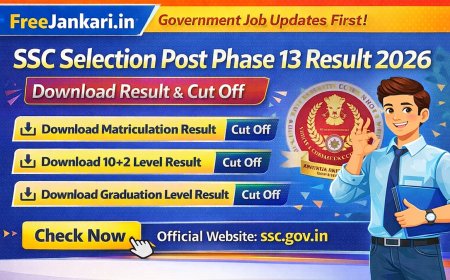 SSC Selection Post Phase 13 Result 2026 Out – Download Result & Cut Off