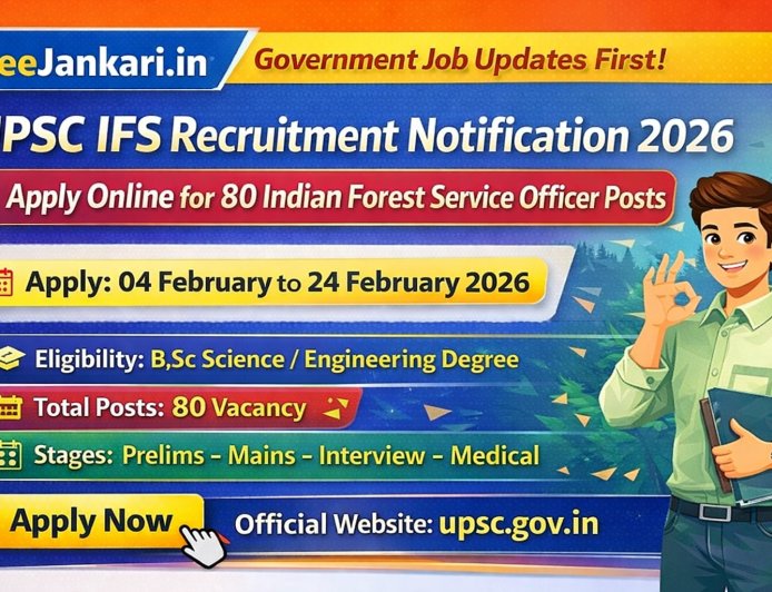 UPSC IFS Recruitment 2026 – Apply Online for 80 Indian Forest Service Posts